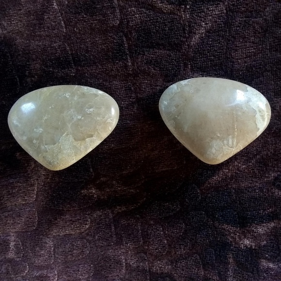 Vintage Karla Jordan - Genuine Riverstone Earrings - Picture 4 of 5